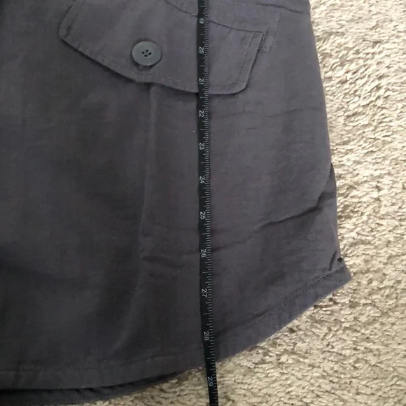 Monrow Shirt Shacket Mechanic Utility Trucker Jacket Gray Button Down New